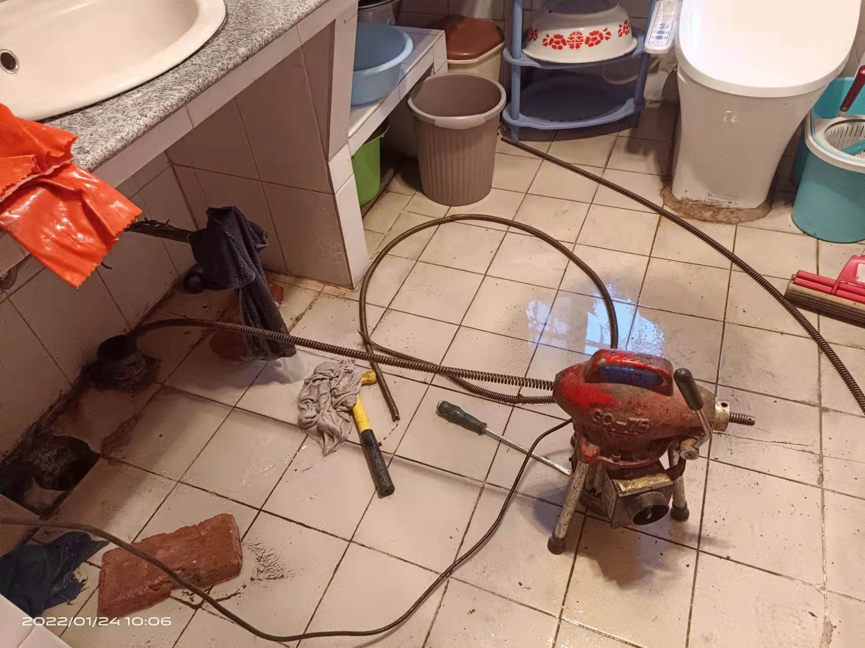 莘县疏通厨房下水道，地漏疏通